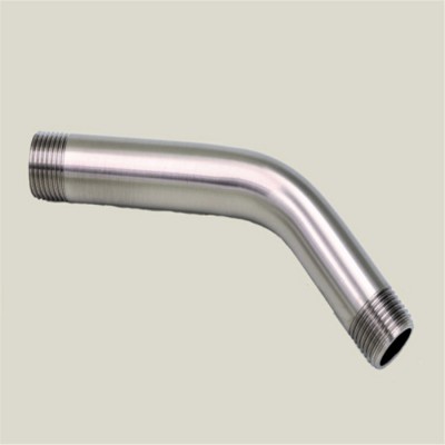 Shower arm extension SS material w/ brushed nickel finish for bathroom