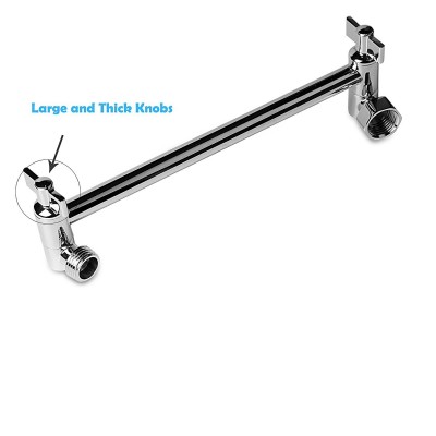 Adjustable Shower arm wall trims head kit extension for bathroom